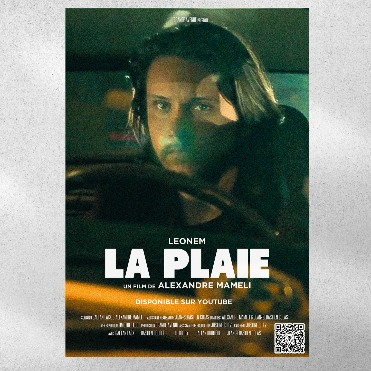 Poster dédicacé " La Plaie" B1