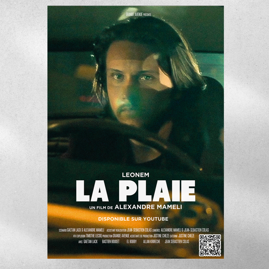Poster dédicacé " La Plaie" B1